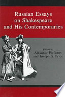 Russian essays on Shakespeare and his contemporaries /