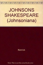 On Johnson's Shakespeare, 1765-1766.
