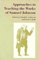 Approaches to teaching the works of Samuel Johnson /