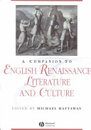 A companion to English renaissance literature and culture /