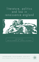 Literature, politics, and law in Renaissance England /