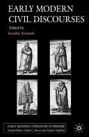 Early modern civil discourses /