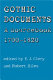 Gothic documents : a sourcebook, 1700-1820 /