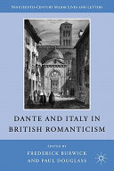 Dante and Italy in British Romanticism /