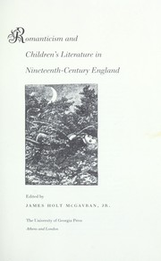 Romanticism and children's literature in nineteenth-century England /