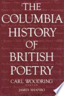 The Columbia history of British poetry /