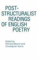 Post-structuralist readings of English poetry /