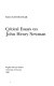Critical essays on John Henry Newman /