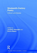 Nineteenth century poetry : criticism and debates /