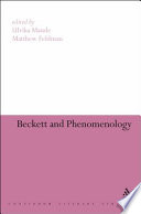 Beckett and phenomenology /