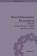 Mary Cholmondeley reconsidered /
