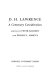 D.H. Lawrence : a centenary consideration /