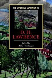 The Cambridge companion to D.H. Lawrence /