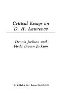 Critical essays on D.H. Lawrence /