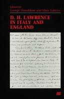 D.H. Lawrence in Italy and England /