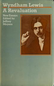 Wyndham Lewis : a revaluation : new essays /