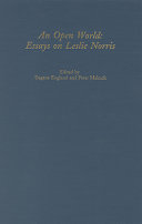 An Open world : essays on Leslie Norris /