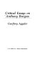 Critical essays on Anthony Burgess /