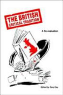 The British critical tradition : a re-evaluation /