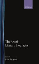 The art of literary biography /
