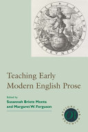 Teaching early modern English prose /