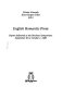 English romantic prose : papers delivered at the Bochum Symposium, September 30 to October 1, 1988 /