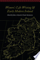 Women's life writing and early modern Ireland /