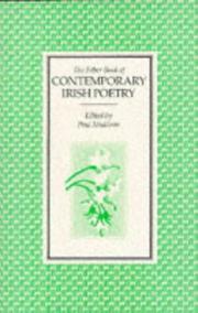 The Faber book of contemporary Irish poetry /