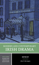Modern and contemporary Irish drama : backgrounds and criticism /