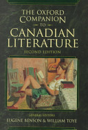 The Oxford companion to Canadian literature /