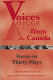 Voices from Canada : focus on 30 plays /