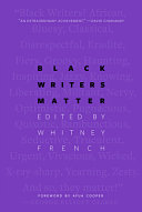 Black writers matter /