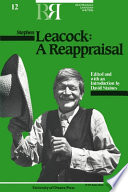 Stephen Leacock, a reappraisal /