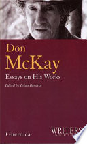 Don McKay : essays on his works /