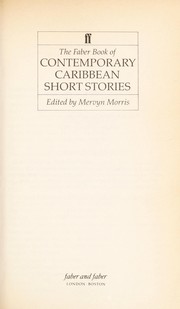 The Faber book of contemporary Caribbean short stories /