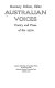 Australian voices : poetry and prose of the 1970s /