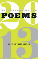 The best Australian poems 2013 /