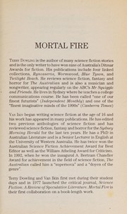 Mortal fire : best Australian sf /