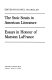 The Stoic strain in American literature : essays in honour of Marston LaFrance /