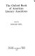 The Oxford book of American literary anecdotes /