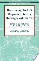 Recovering the U.S. Hispanic literary heritage.