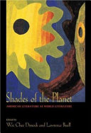 Shades of the planet : American literature as world literature /