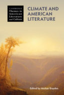 Climate and American literature /