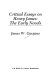 Critical essays on Henry James : the early novels /