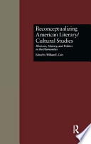 Reconceptualizing American literary/cultural studies : rhetoric, history, and politics in the humanities /