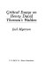 Critical essays on Henry David Thoreau's Walden /