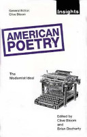 American poetry : the modernist ideal /