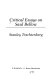 Critical essays on Saul Bellow /