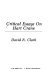 Critical essays on Hart Crane /