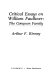 Critical essays on William Faulkner : the Compson family /